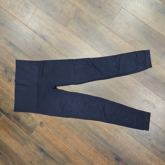 Spanx Navy Blue High Rise Compression Leggings Size Xl - Picture 1 of 12